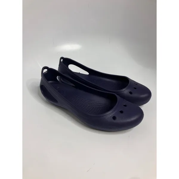 Crocs Kadee Flats Women Size 11 Purple Excellent Lightweight Slip On Breathable - Image 3