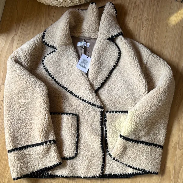 NWT Adeline Jacket Black Size 4 - Image 2