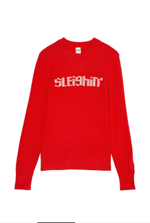 Victoria’s Secret Crewneck knit sweater size medium holiday collection - Image 6