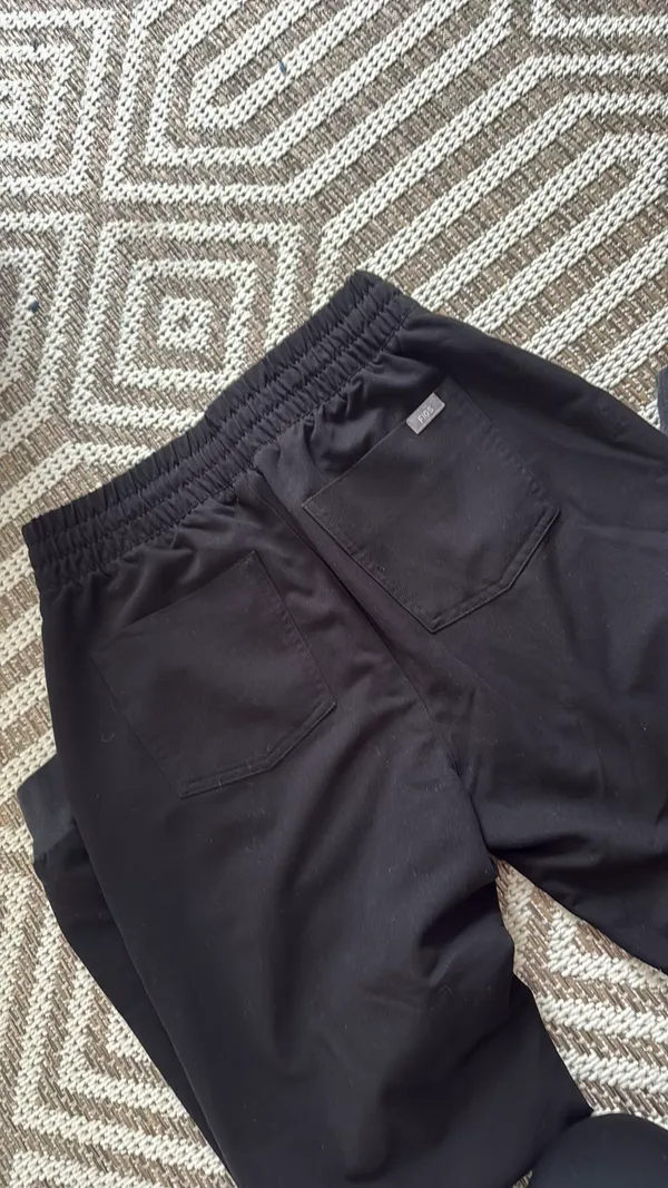 Black FIGS Scrub Pants - Image 3