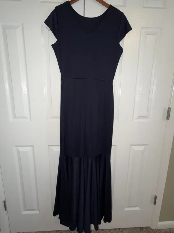 Amazon Formal Navy Dress Blue Size L - Image 4
