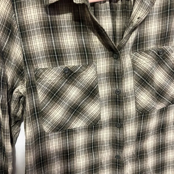 Ralph Lauren Denim & Supply RL Utility Shirt Size L Long Sleeve Flannel Plaid Shirt Grunge - Image 3