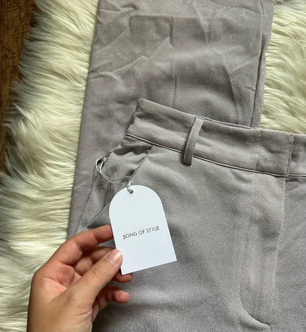 SONG OF STYLE Nori Pant In Silver Lilac - Image 4