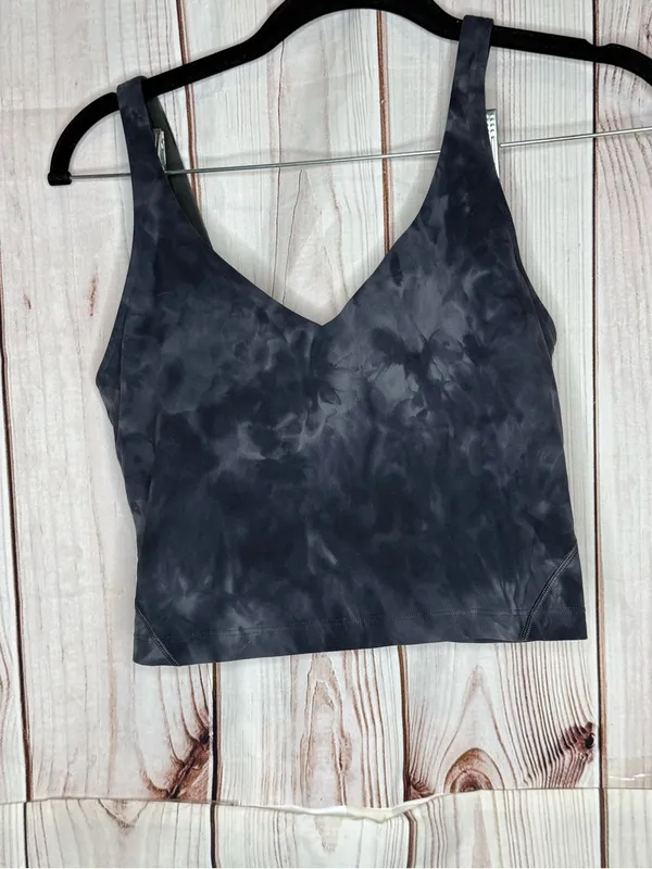 Lululemon Align Tank in Diamond Dye Pitch Grey Graphite Grey Size 8 - Image 2