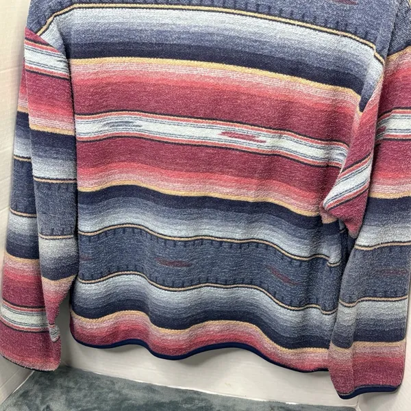 Women’s Vintage Western Cardigan Size Large Aztec Tribal - Image 5