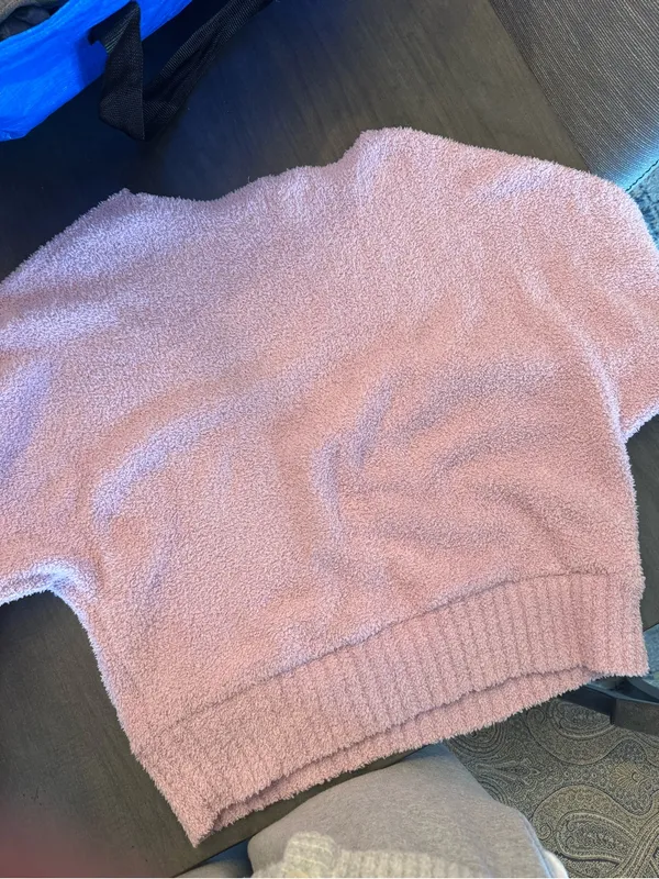 Sincerely Jules Lavender Boucle Teddy Knit Pullover Sweater M - Image 4