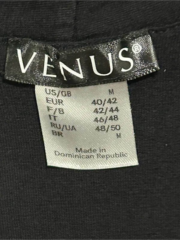 VENUS Black Long Sleeve‎ Ruched Midi Dress - Image 2