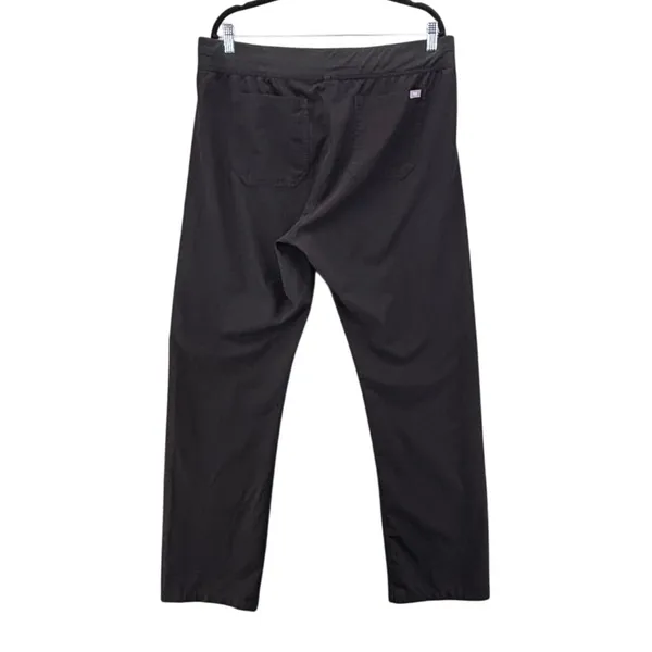 FIGS Technical Womans Scrub Pants XLT XL Tall Black Highrise Livingston Wide Leg - Image 2