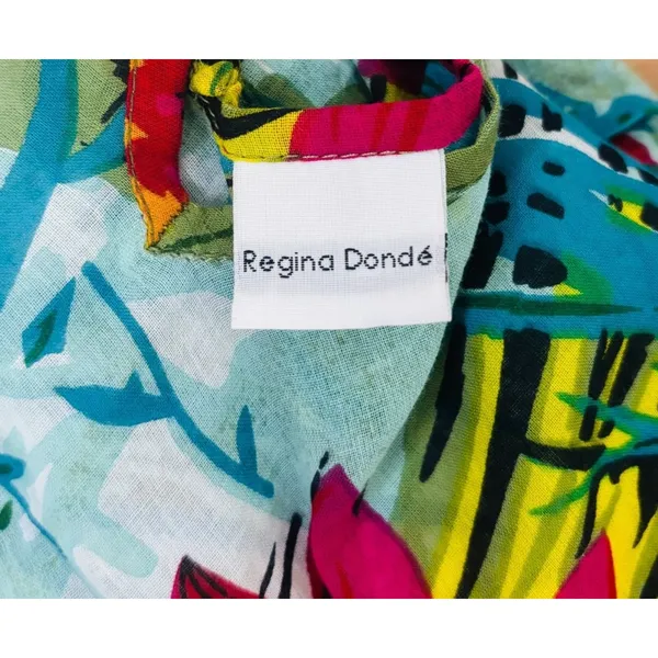 Rebecca Donde Women's Harem Wide Leg Jumper/Cover-Up OSFM Tropical Resort Beach‎ - Image 7