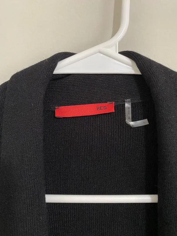 White House | Black Market Black Cardigan Red - Image 3
