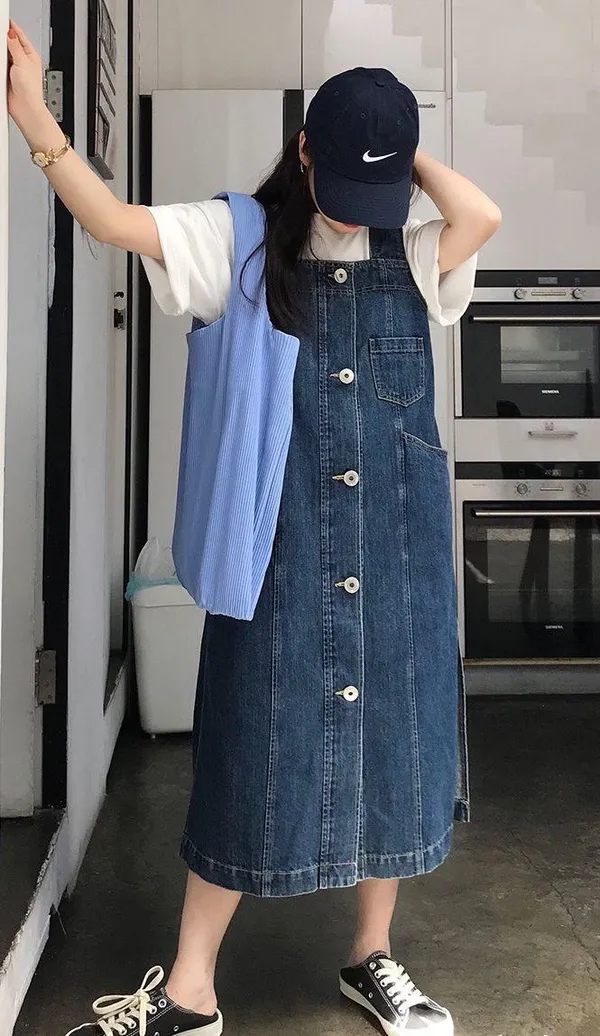 Denim Dress Size M - Image 2