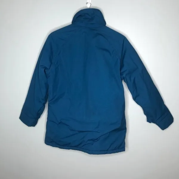 Woolrich vintage women's blue winter puffy jacket with pockets heavy medium - Image 10