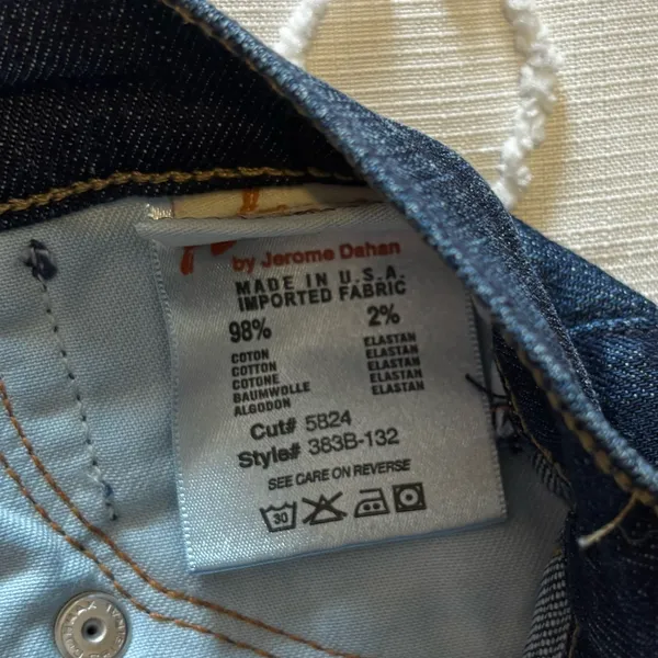 Citizens‎ of Humanity Vintage Y2K Patchwork Denim Mini Skirt size 9 - Image 5