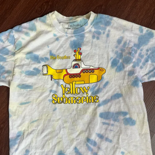 Urban Outfitters Beatles Yellow Submarine Tie Dye Tee Medium - Image 2