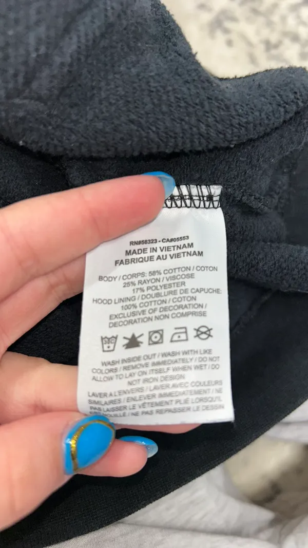 Nike Hoodie Sweatshirt Black - Image 5