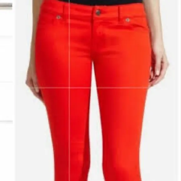The Limited Denim Red 678 Skinny Jeans Sz 2 - Image 2