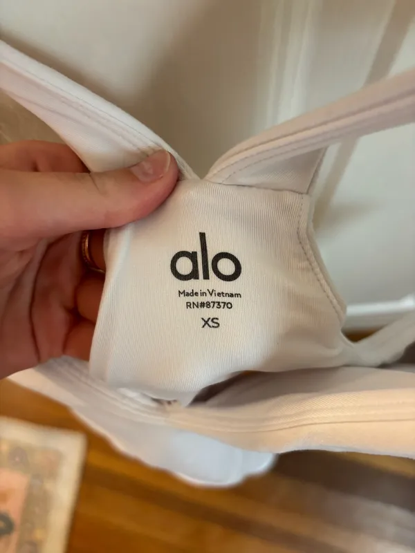 Alo Yoga Airbrush Real Dress White - Image 3