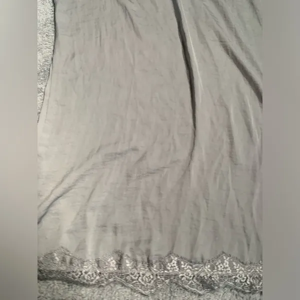 Aerie gray nightgown slip dress small - Image 2