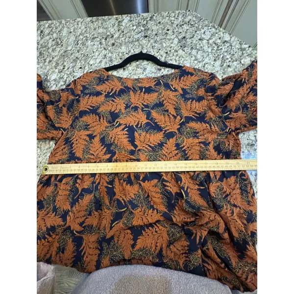 Natural Life Charlotte Boho Dress in Navy/Rust Size Large XL Maxi - Image 7
