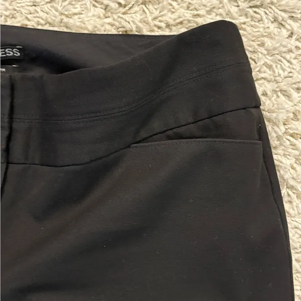 Express Black Women's Trousers Size 10 - Image 5