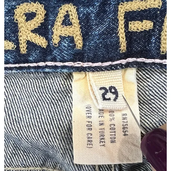 Ezra Fitch Abercrombie Y2K‎ Jeans Womens 29 Blue Bootcut Low Rise Retro Classic - Image 12