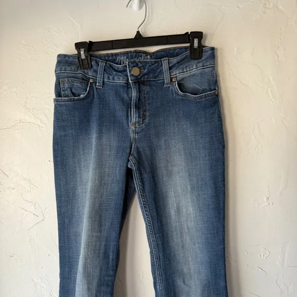 WRANGLER Women's Medium Wash Boot Cut Jeans Size 5x32 Western Mid Rise‎ - Image 5