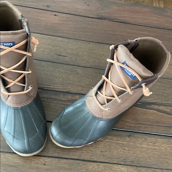 Sperry Brown Rain & Snow Boots Waterproof Comfort - Image 2