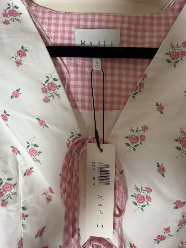 Mable Floral Top White - Image 3