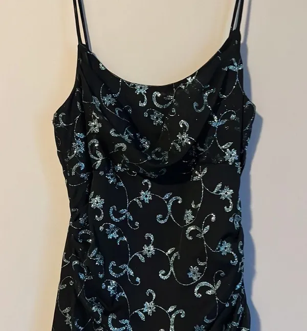 Vintage 90s/Y2K Vanity Glitter Dress - Image 3