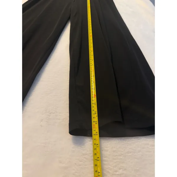 Spiegel Womens XL Black Wide Leg Lounge Pants Elastic Waist Stretch‎ Flowy - Image 2