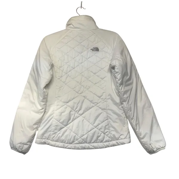 The North Face Womens ThermoBall Quilted Full Zip Jacket White Small - Image 6