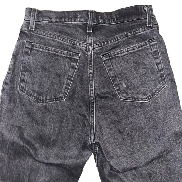 Abercrombie & Fitch The 90's Straight Ultra High Rise Distressed Denim Jean - Image 3