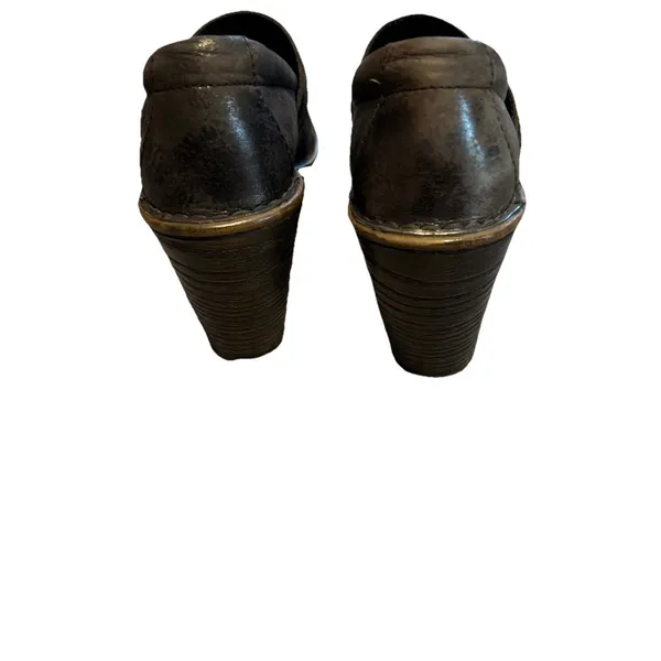 Born Women’s Heels 6 Haddon‎ Metallic Bronze Leather - Image 3