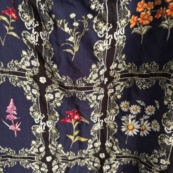 Agua Bendita x Target Collab Floral Tile Print Mini Dress XL Women’s Blue - Image 3