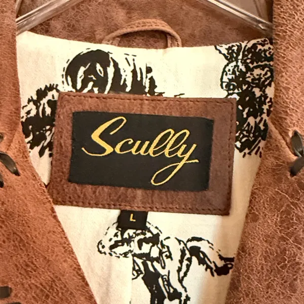 Scully leather Jacket Brown Size L - Image 2