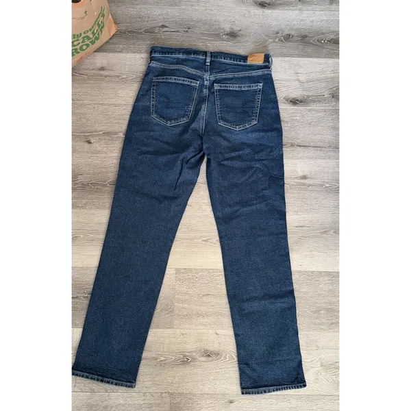American Eagle Super High Rise Straight Jeans Women's Size 8 Short NWT Dark Wash - Image 2