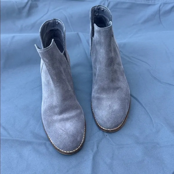 Cole Haan Gray Suede Ankle Booties size 6 - Image 2