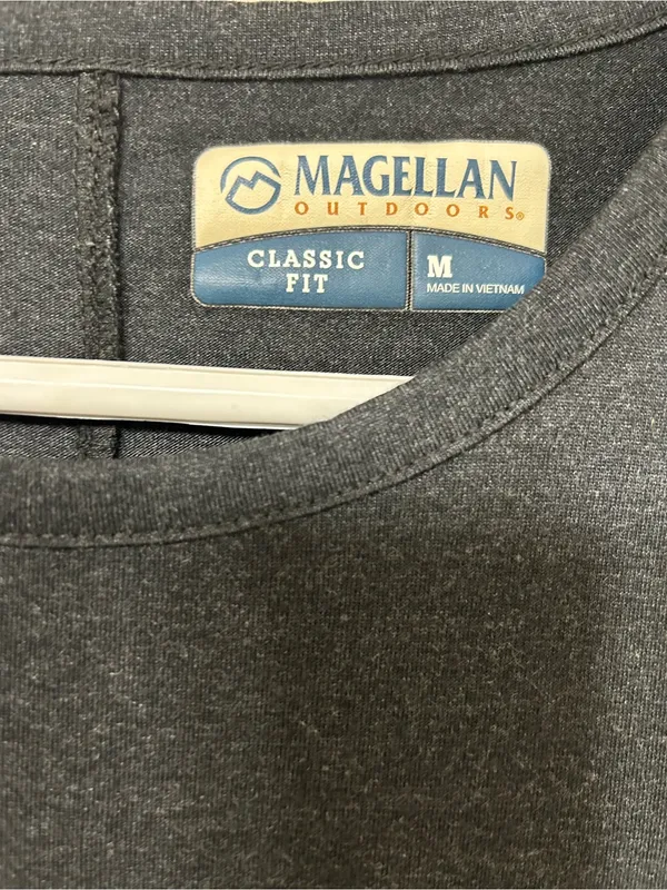 Magellan Outdoors Black Short Sleeve Crewneck Pocket Tee shirt dress - Image 2