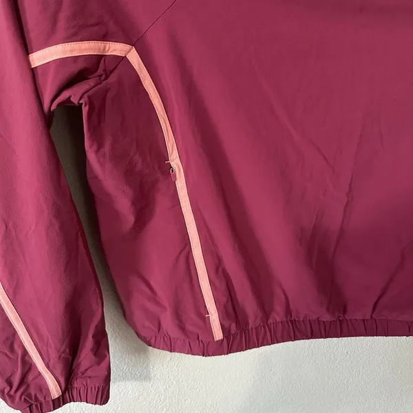 Outdoor Voices Women's Size Medium Pink Lightweight 1/4 Zip Pullover Windbreaker - Image 2