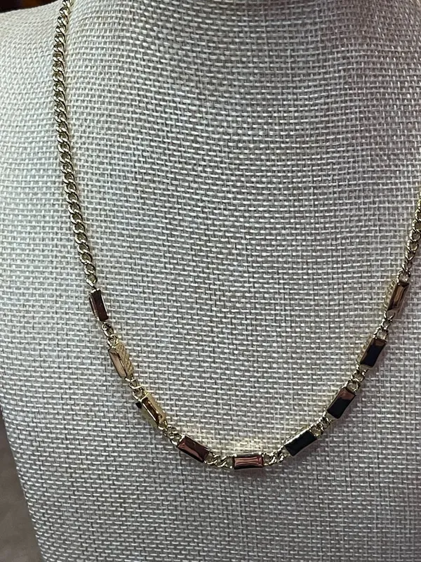 Lauren Ralph Lauren Gold Multicolor Crystal Necklace - Image 6
