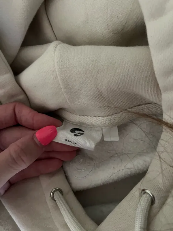 glossier cream hoodie White Size M - Image 5