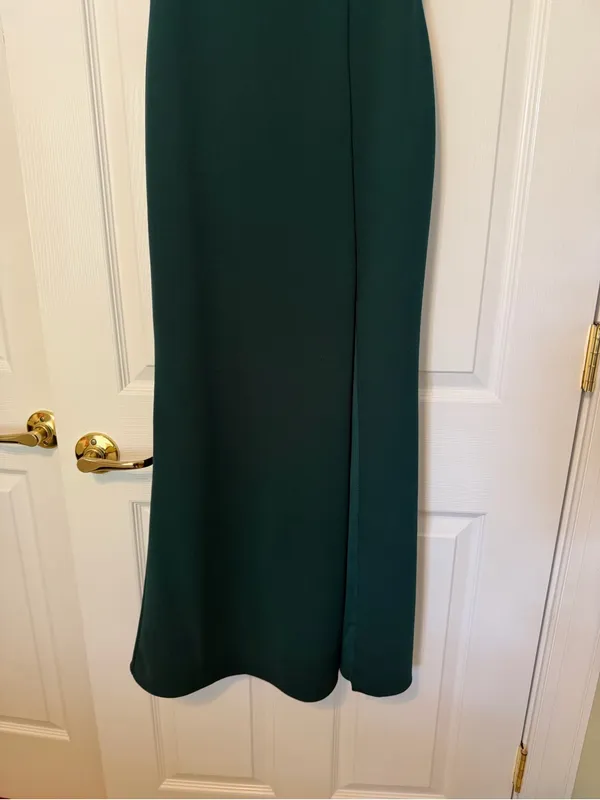 Lulus green formal gown dress XS - Image 3