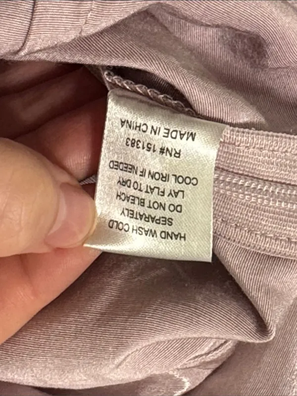 Current Air Satin-Effect Pleated Wide-Leg Pants in Mauve Pink size S - Image 10