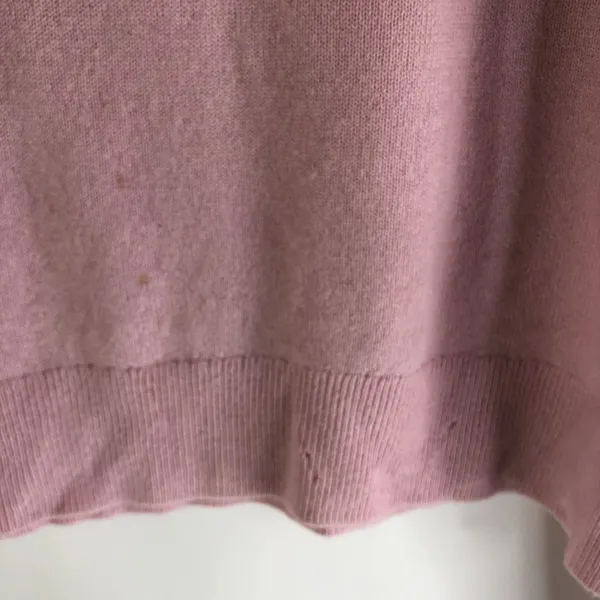 Everlane Womens Cashmere Sweater Mock Neck Pink Size S - Image 3