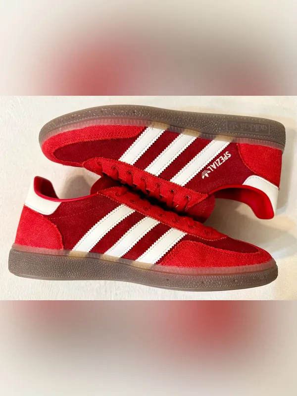 ADIDAS Women’s Handball Spezial Scarlet Cloud White Size 8 - Image 7