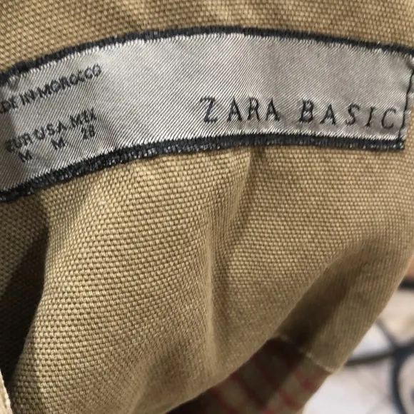 Zara basic olive green utility jacket - Image 6