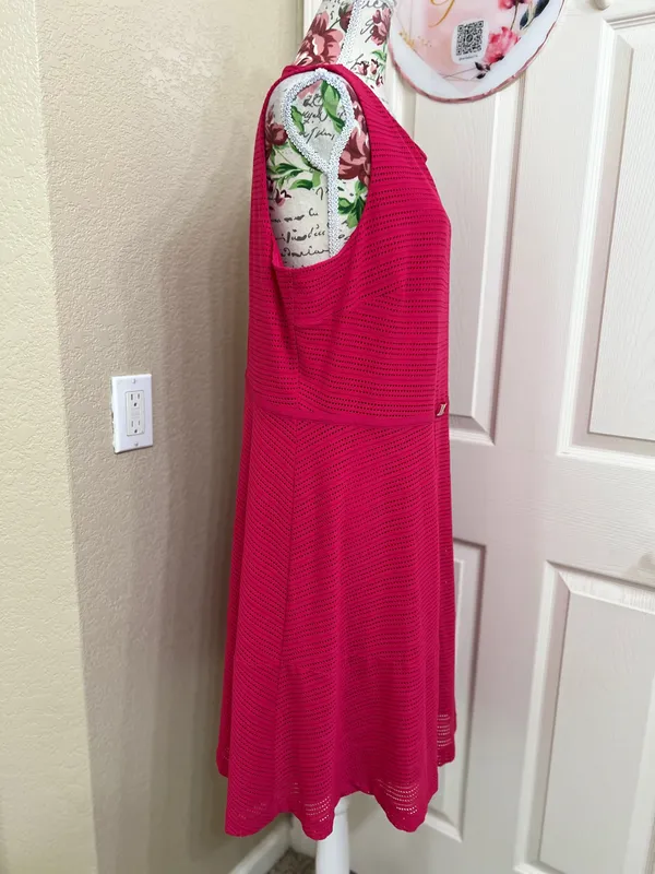 Jennifer Lopez pink sleeveless dress size 16 - Image 2
