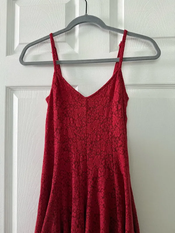 Brandy Melville Red Mini Dress - Image 3