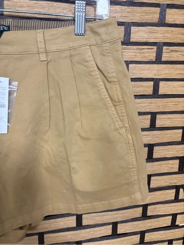 J. Crew tan shorts size 4 - Image 3