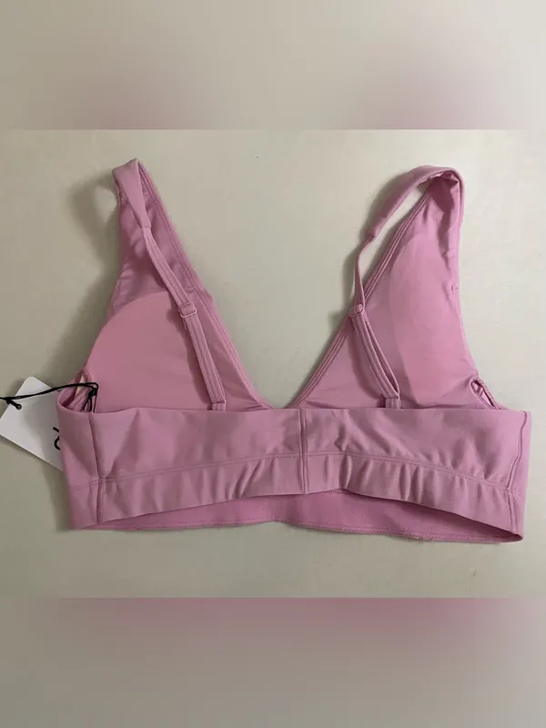 Alo SET Alosoft Sincere Bra & Alosoft Sincere Micro Shorts Candy Heart Pink M - Image 9